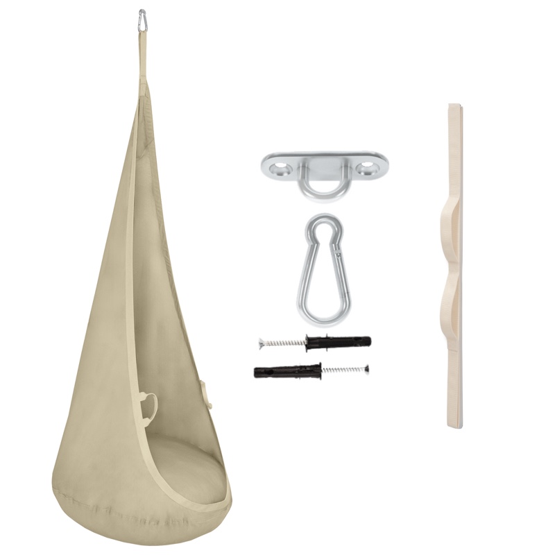 MAMOI® Hängesessel für kinder, Schaukel für kinderzimmer, Hängehöhle, Hängeschaukel, Sensory swing, Schaukeltuch indoor, Hängesack, Tuchschaukel, Babyschaukel, Hängetuch - Mamoi.me