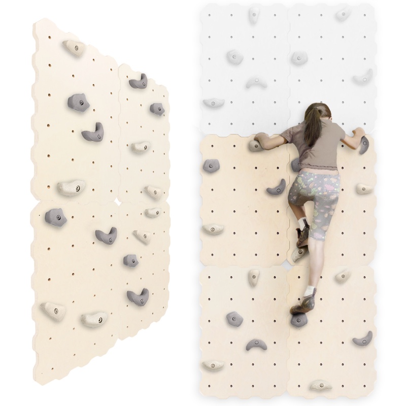 MAMOI® Kletterwand für kinderzimmer, Klettergerüst und spielgeräte indoor, Klettern mit Klettergriffe für kinder, Klettersteine, Kletterturm mit Griffe, Klettergriffe, Montagesatz - Mamoi.me