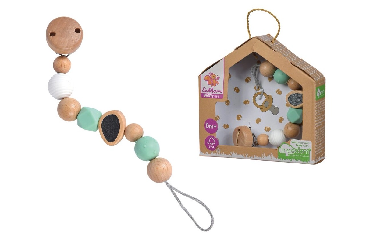 EICHHORN 100005700 EH Baby Pure Schnullerkette