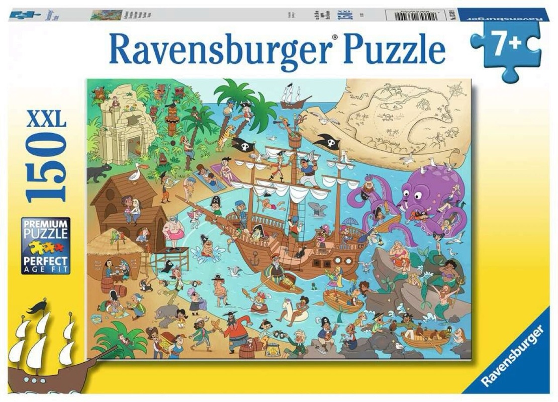 RAVENSBURGER 13349 Kinderpuzzle Die Piratenbucht 150 Teile