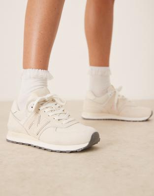 New Balance – 574 – Sneaker in gebrochenem Weiß